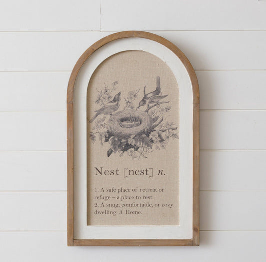 Vintage Nest Sign – 24.5" x 15.25"