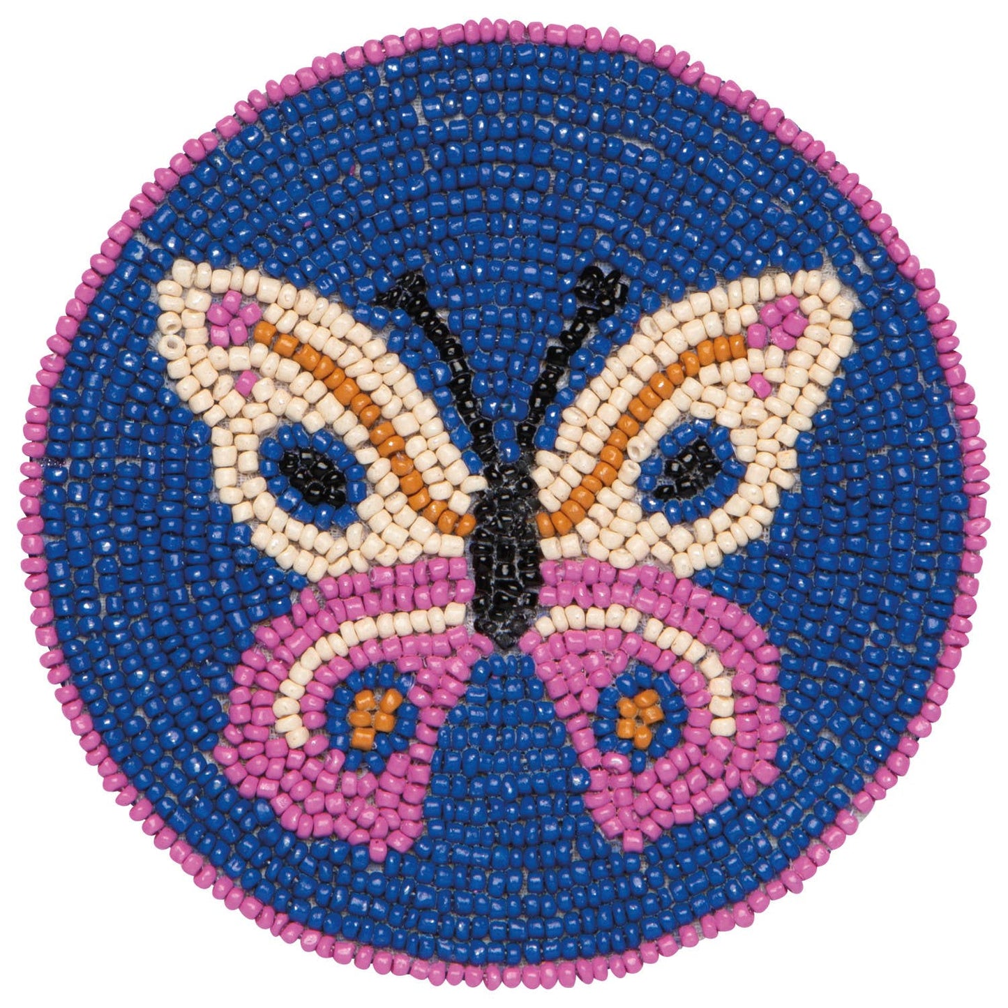 Butterfly Beaded Coasters Set of 4