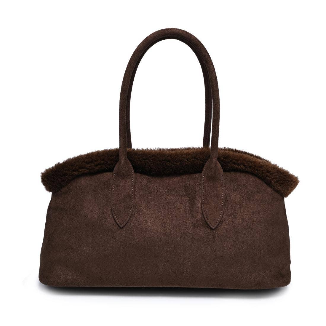 Tommy Fur Trimmed Satchel
