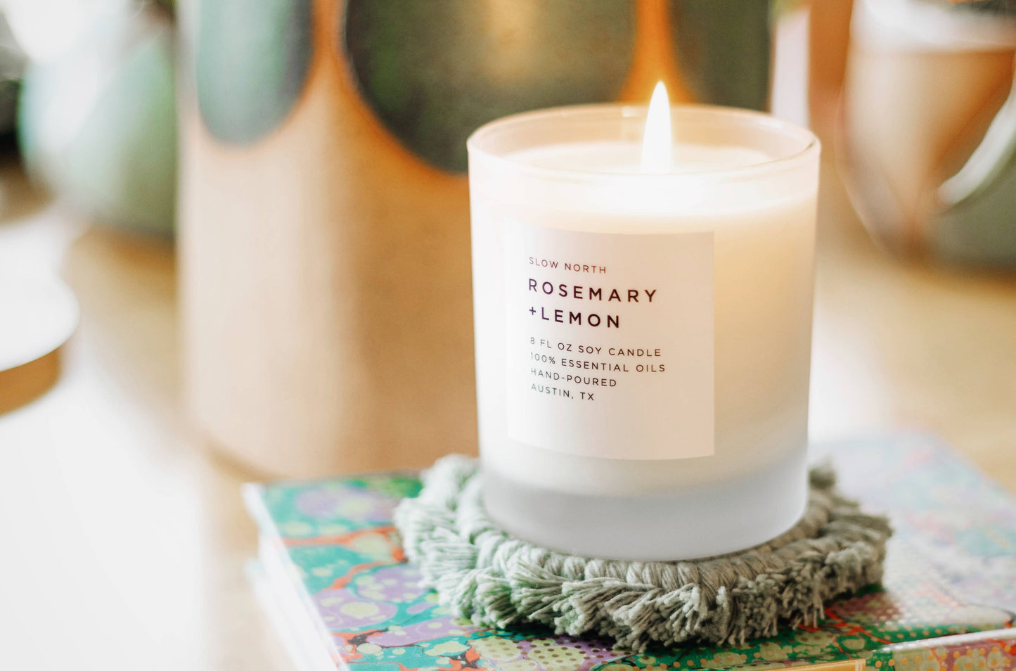 Rosemary + Lemon - Non-Toxic Candle