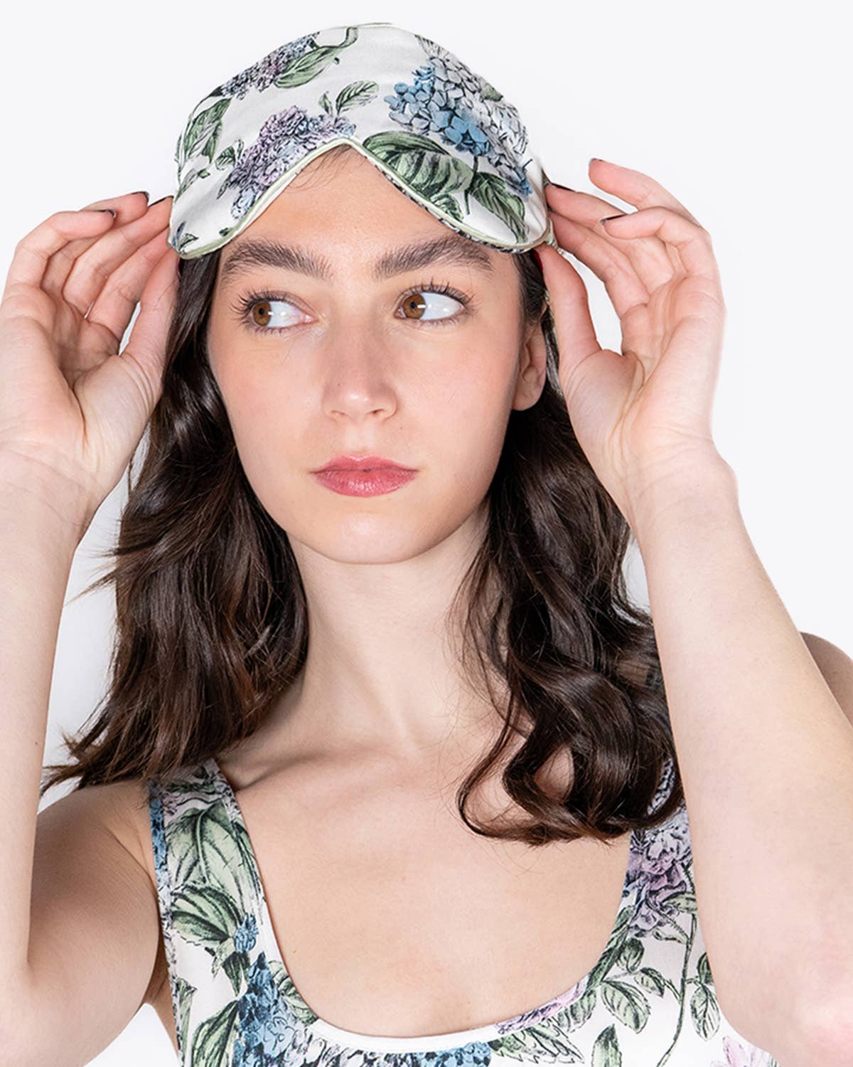 FABLE Hydrangea Ivory Sleep Mask