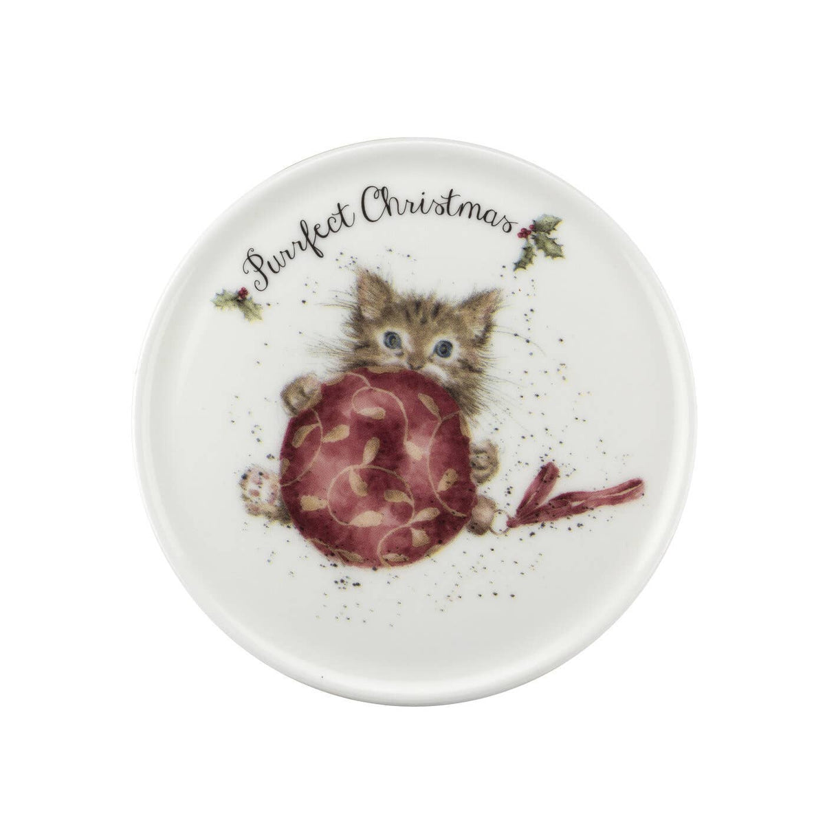 Wrendale Kitten Mug and Coaster Holiday Set