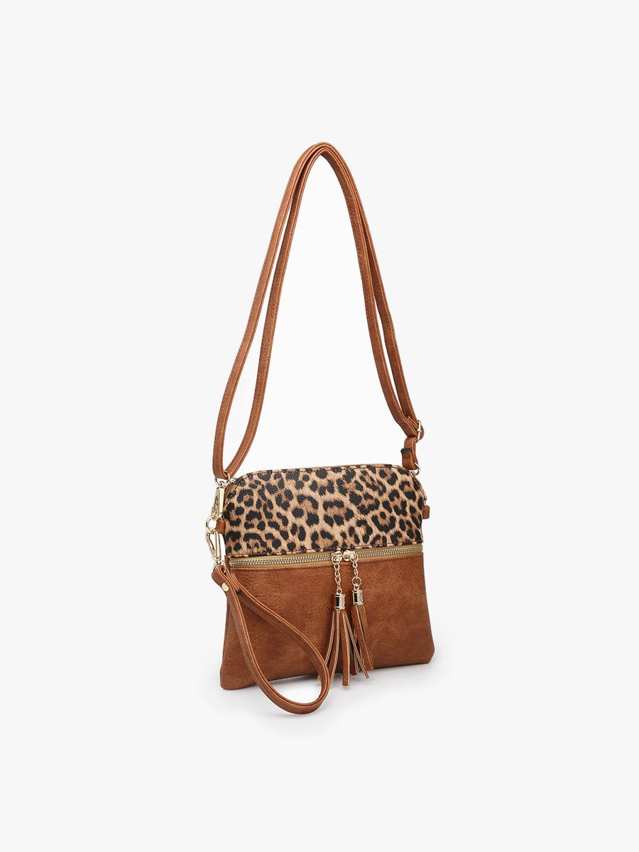 Tara Double Zip Crossbody/Wristlet - 2 color options