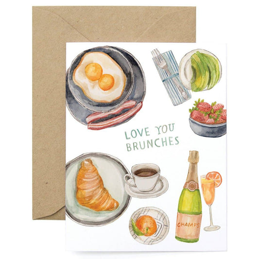 Love You Brunches Greeting Card