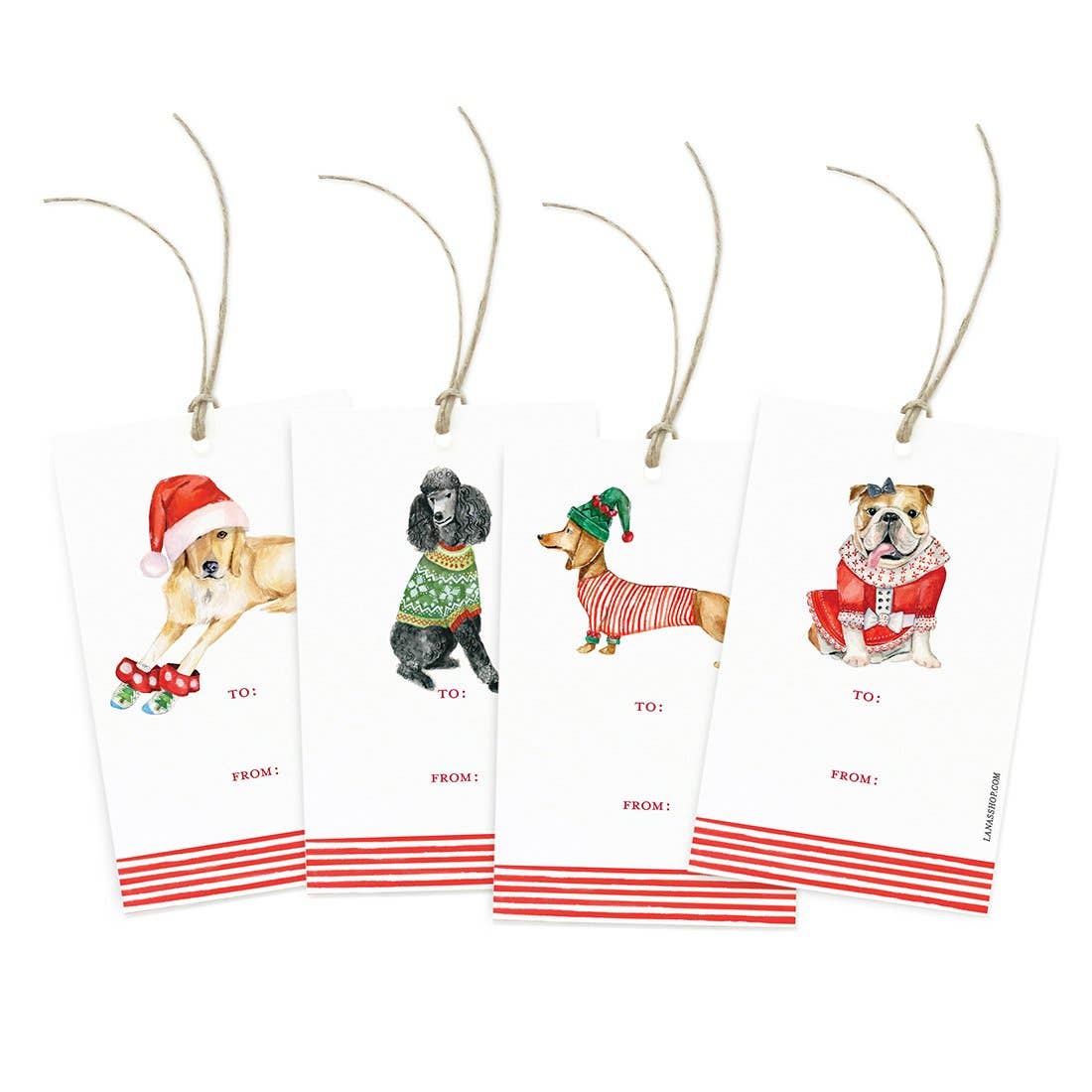 Christmas Dog Variety Gift Tag - Box Set