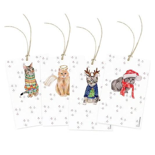 Christmas Cat Variety Gift Tag - Box Set