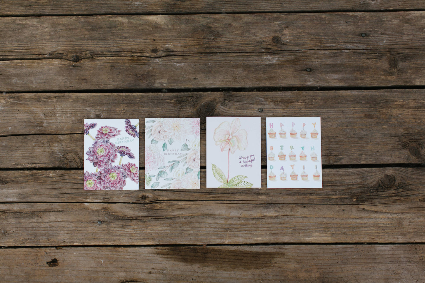 Garden Rose Birthday Greeting Card