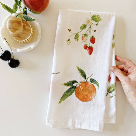 Fruit tea towel