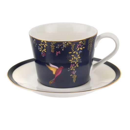 Chelsea Collection Tea Cup & Saucer - Navy