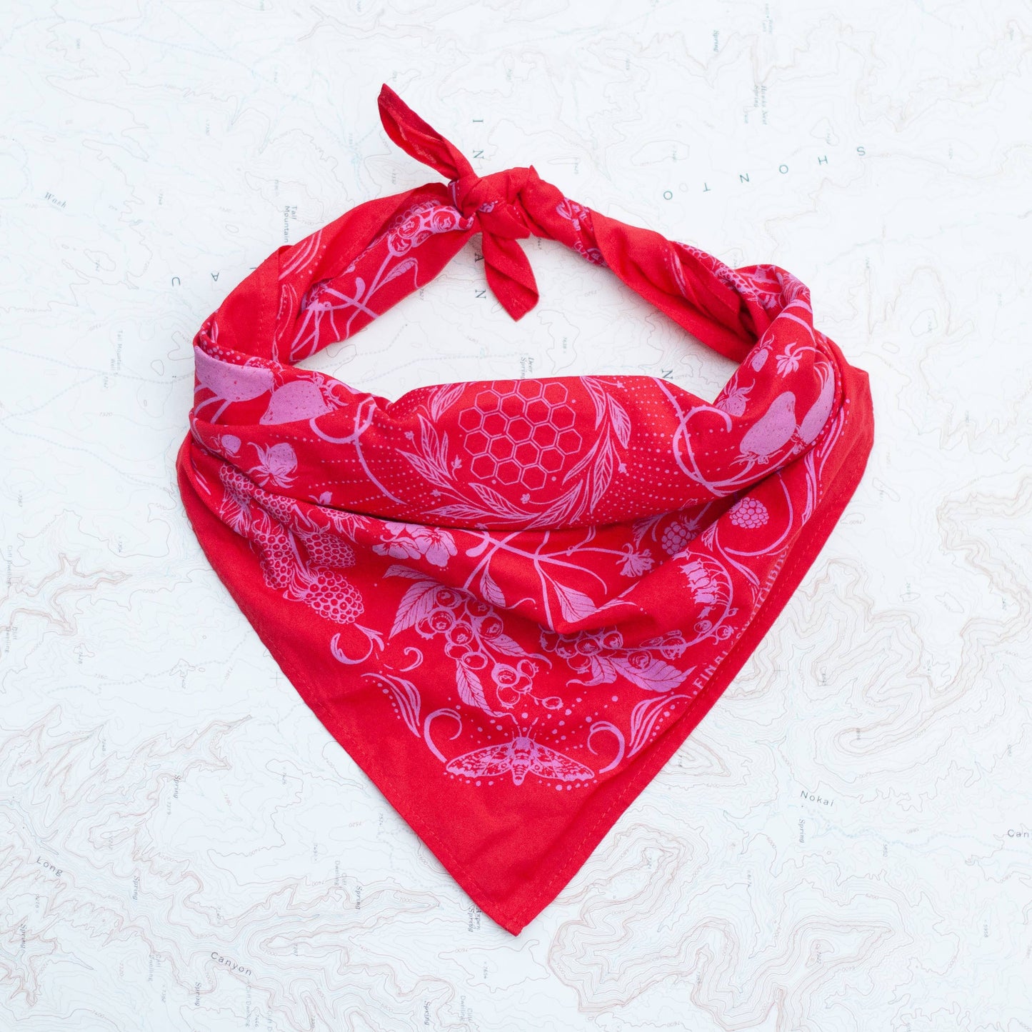 Wildberry Premium Discharge Cotton Bandana
