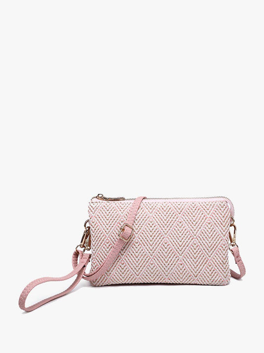 Riley Woven Arrowhead 3 Compartment Crossbody