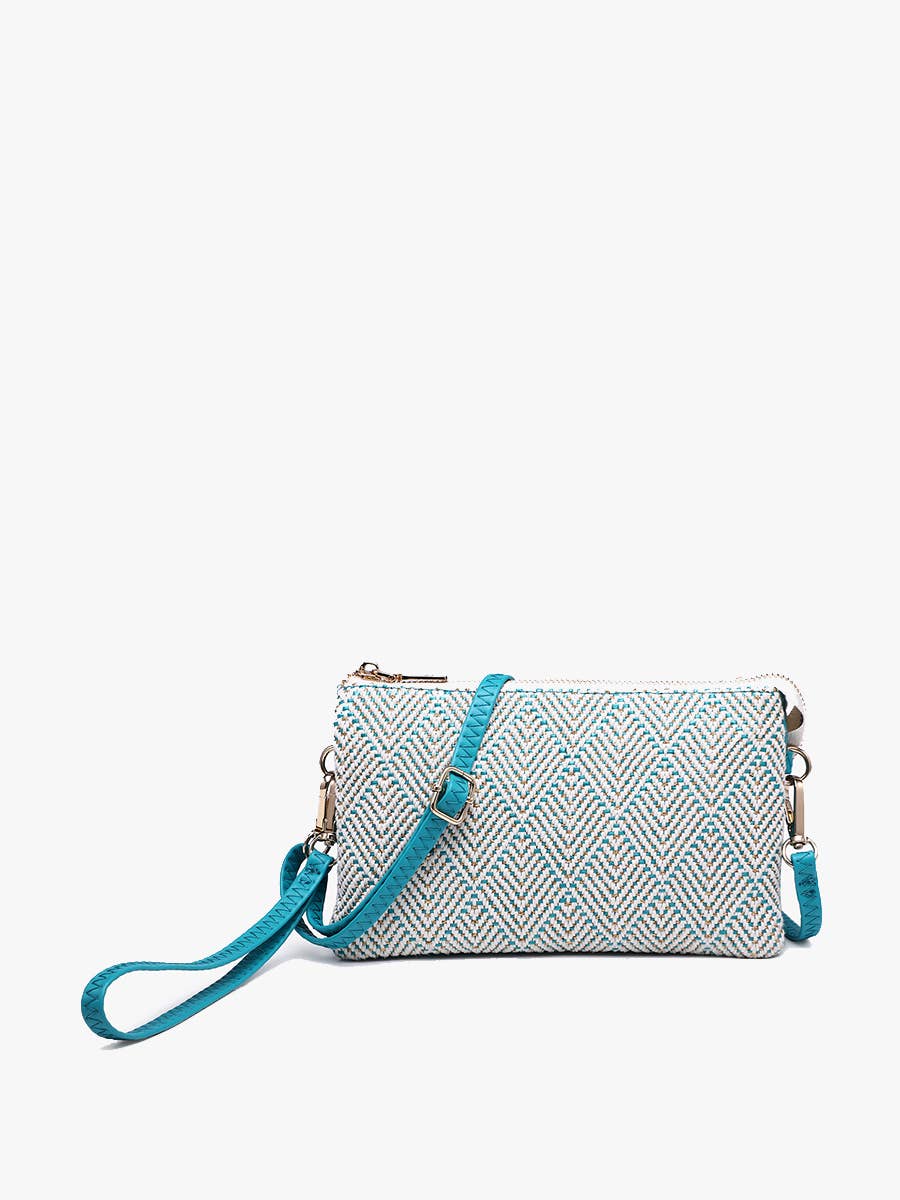 Riley Woven Arrowhead 3 Compartment Crossbody