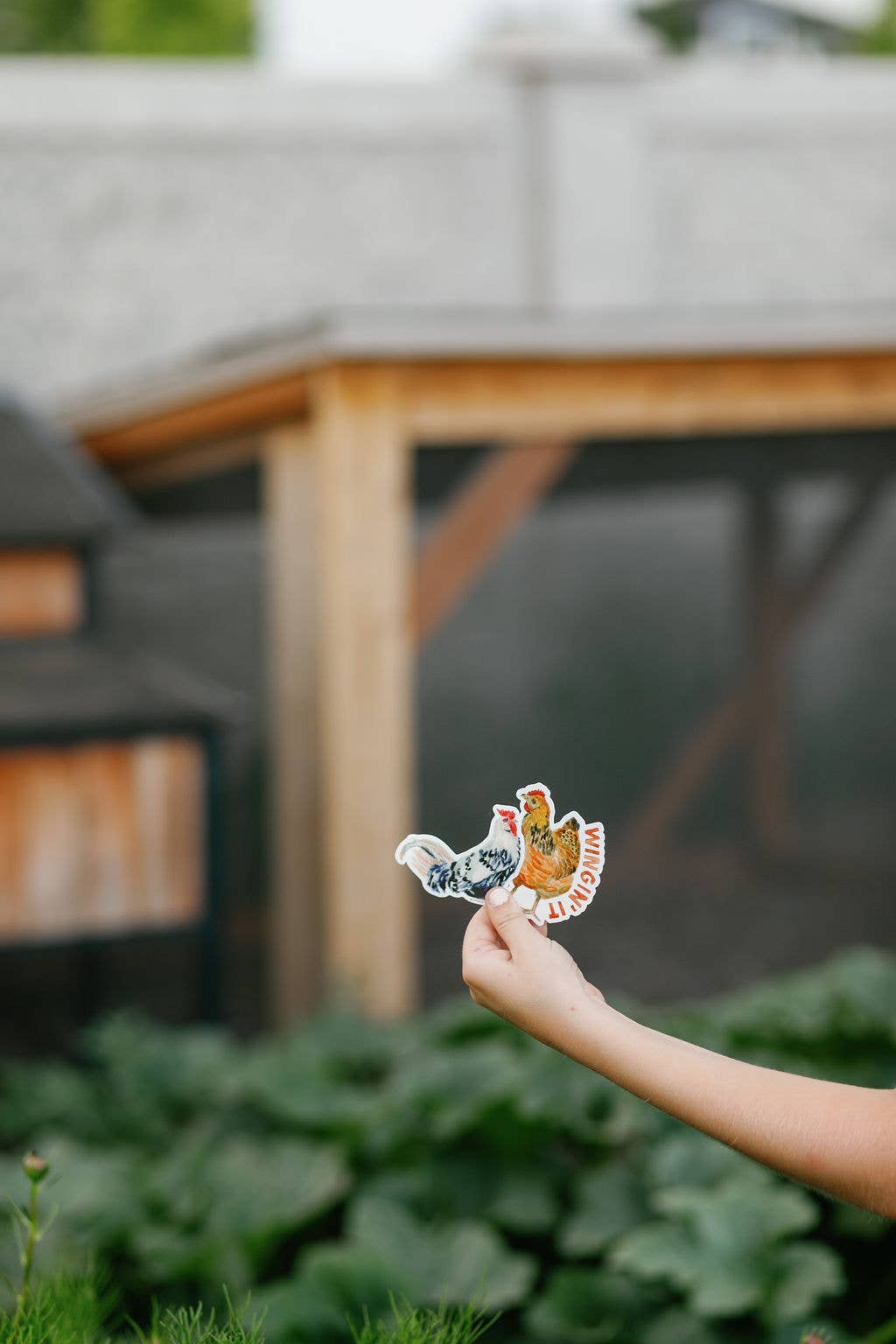 Wingin' It Chicken Sticker