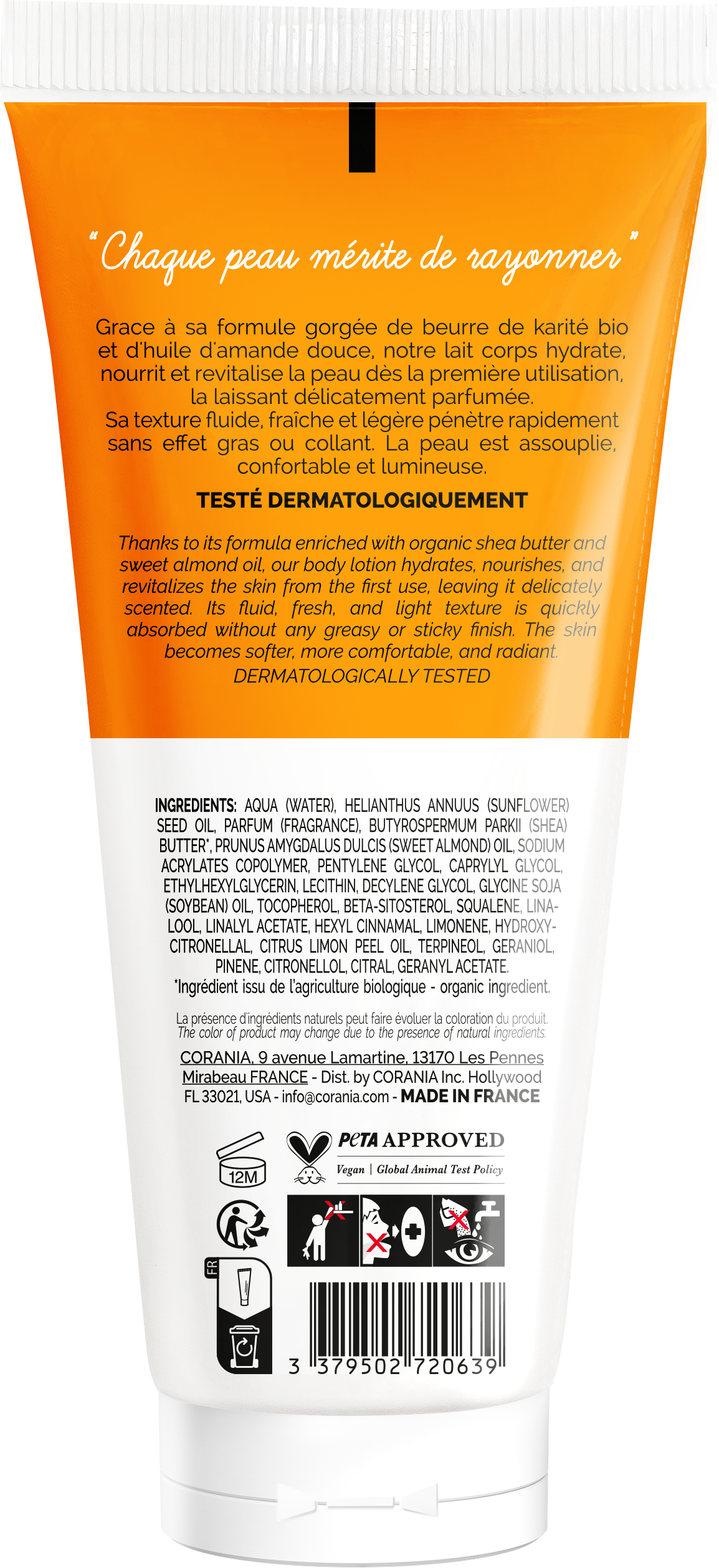 Melting Body Lotion - Orange - 6.7oz