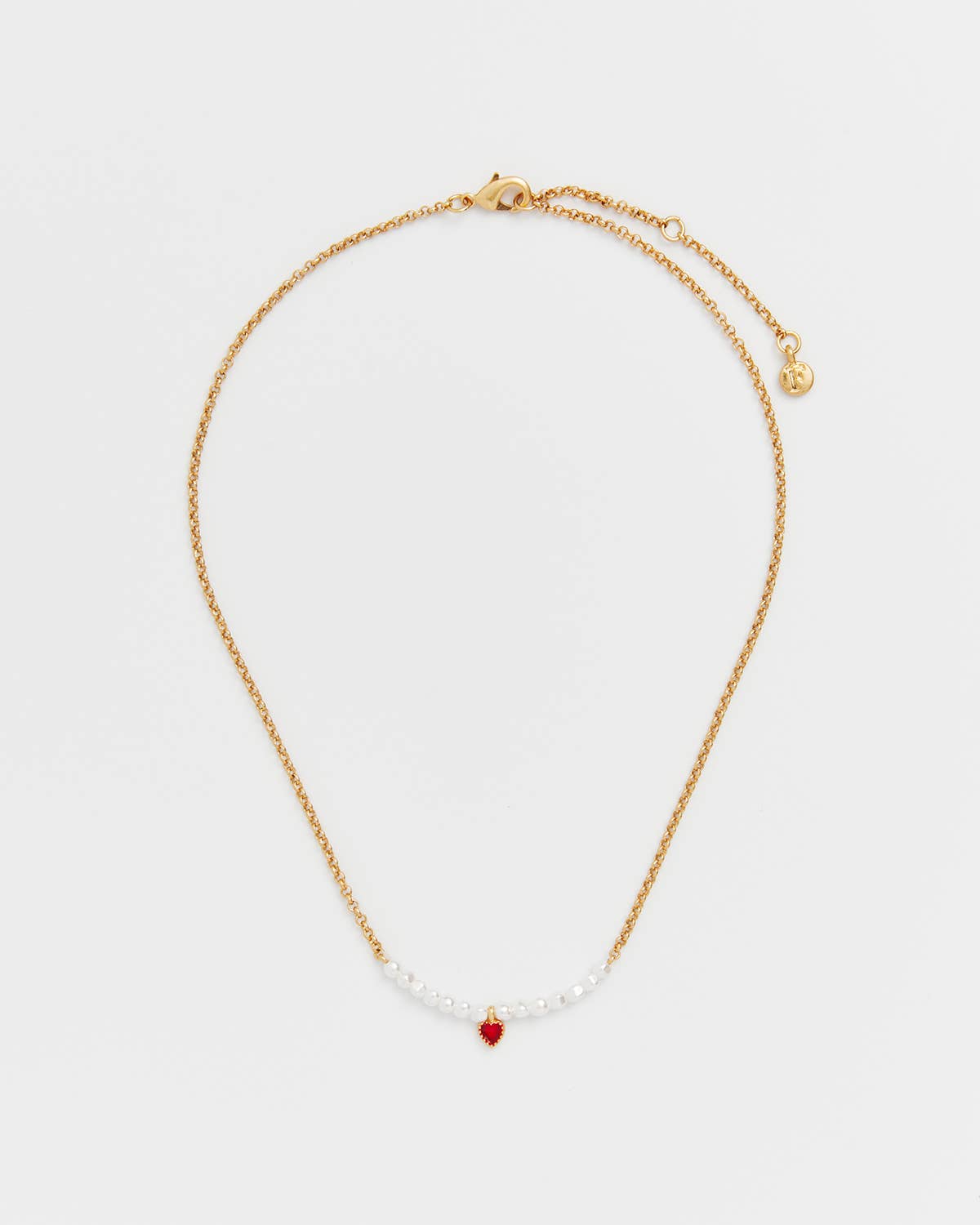 Heart Pearl Necklace