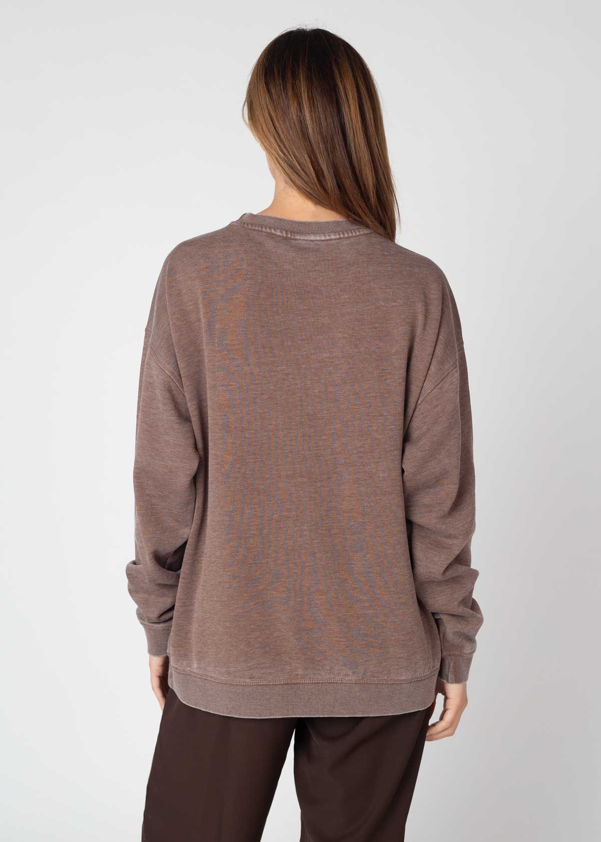 Campus Crew Sweatshirt in Espresso