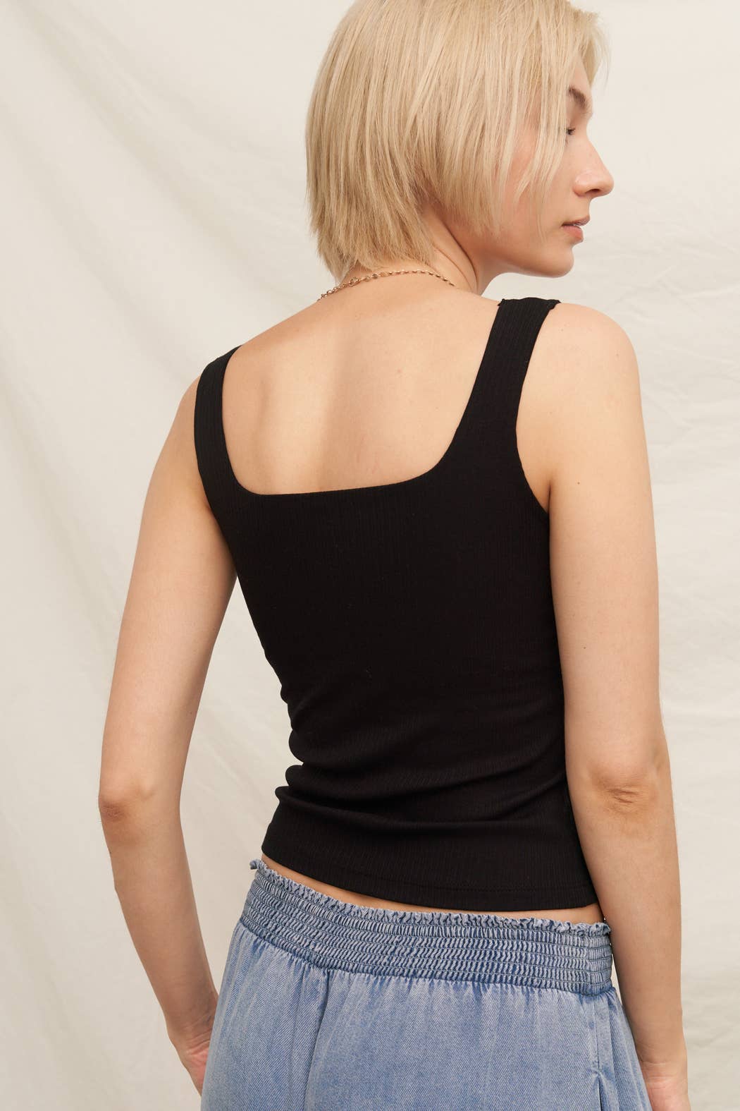 Square Neck Padded Top