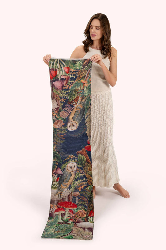 Lux Scarf - Wild Woodland Owl