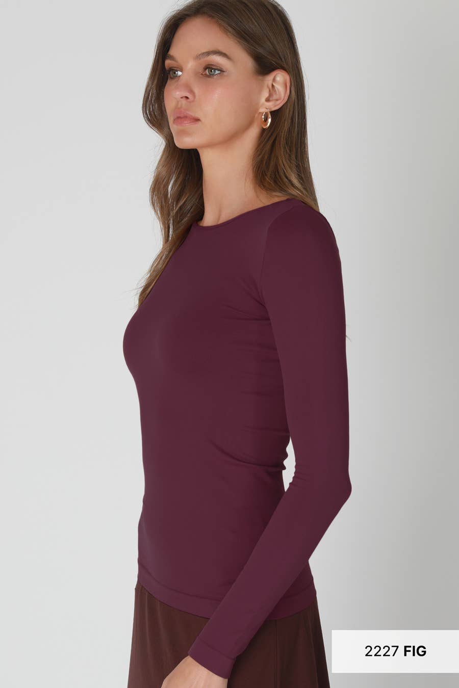 Long Sleeve Crew Neck Top