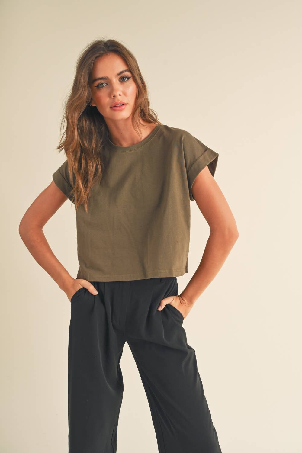 Boxy Cropped T-shirt
