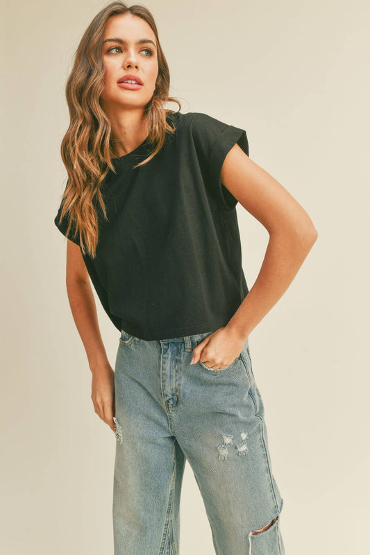 Boxy Cropped T-shirt
