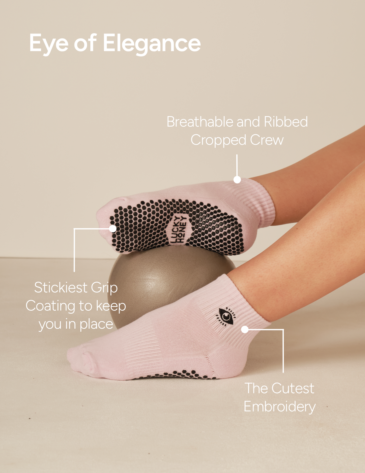 The Harlow Grip Sock