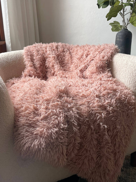 Dreamy Faux Fur Throw - 3 color options