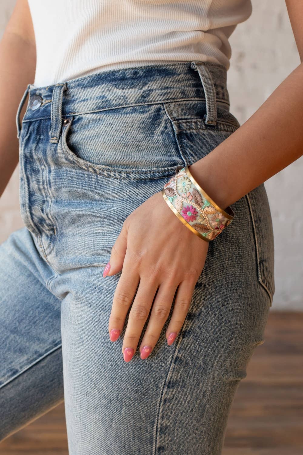 Wildflower Bloom Cuff Bracelet
