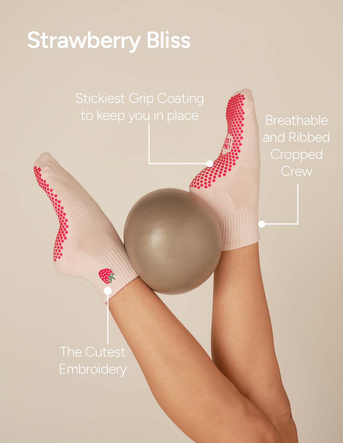 The Harlow Grip Sock