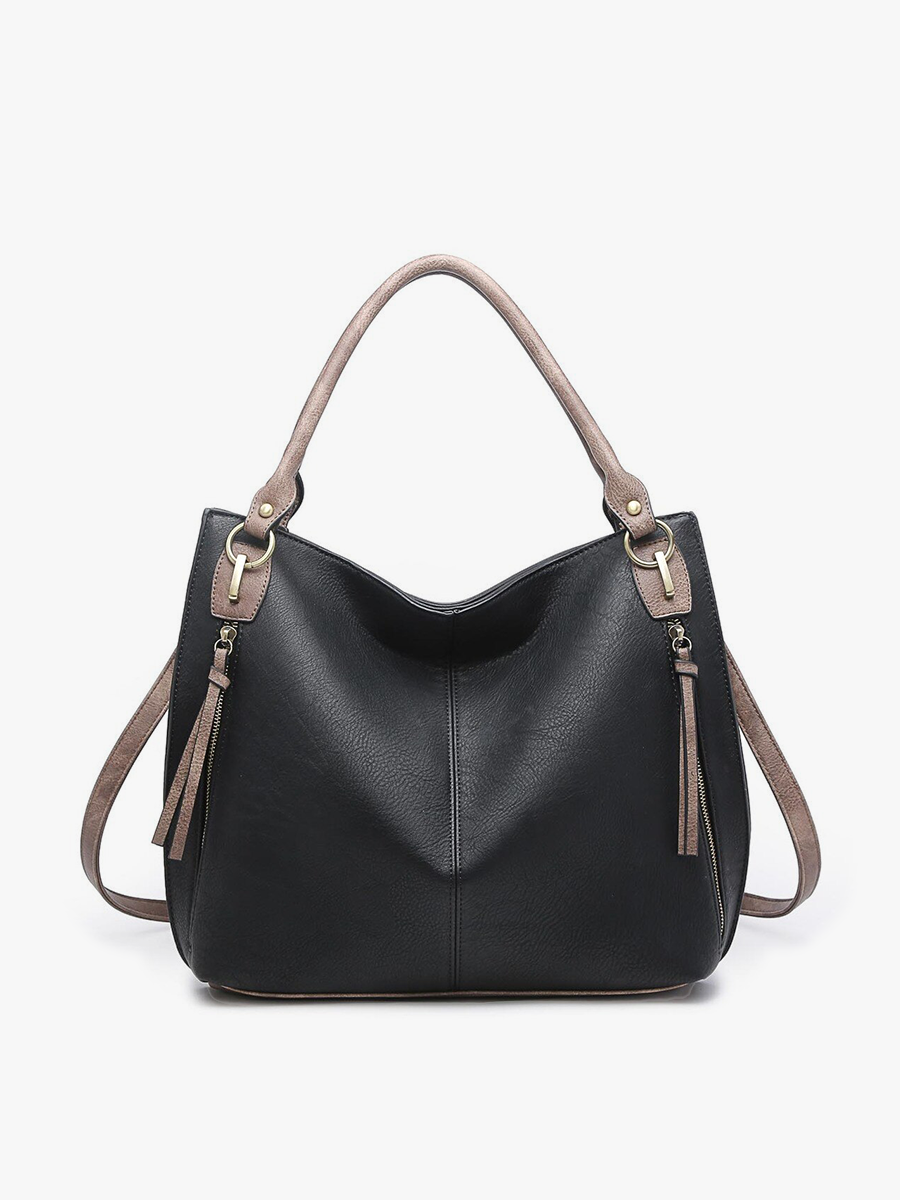 Connar Distressed Side Pocket Tote Bag