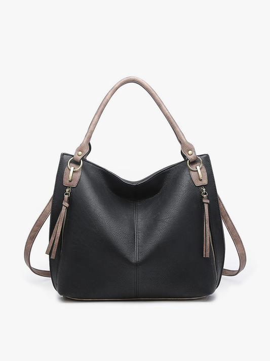 Connar Distressed Side Pocket Tote Bag