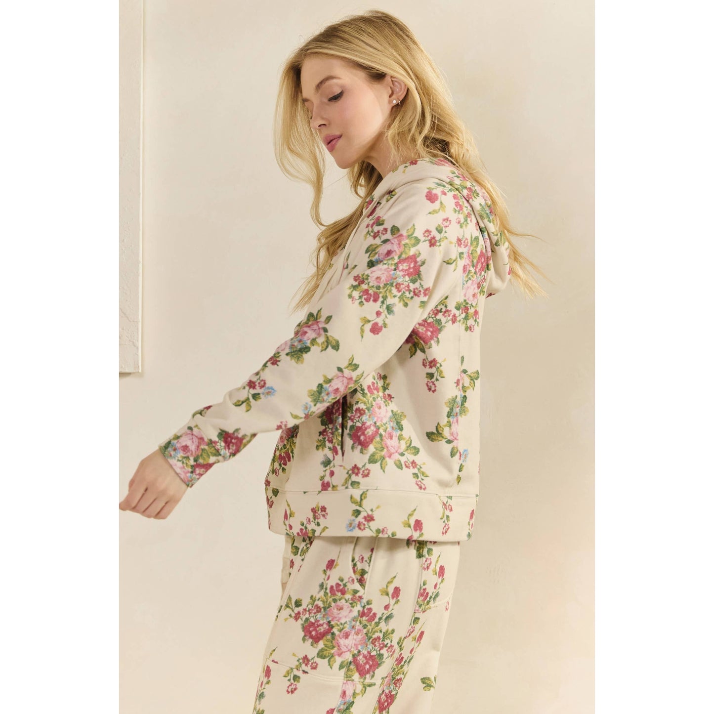 Vintage Rose Garden Antique Hoodie