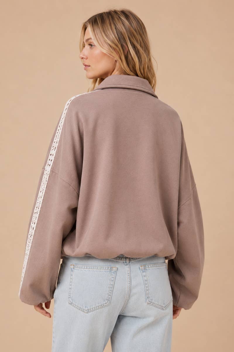 Lace Trimmed Jacket