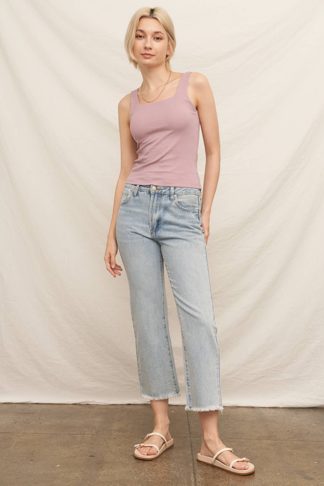 Square Neck Padded Top