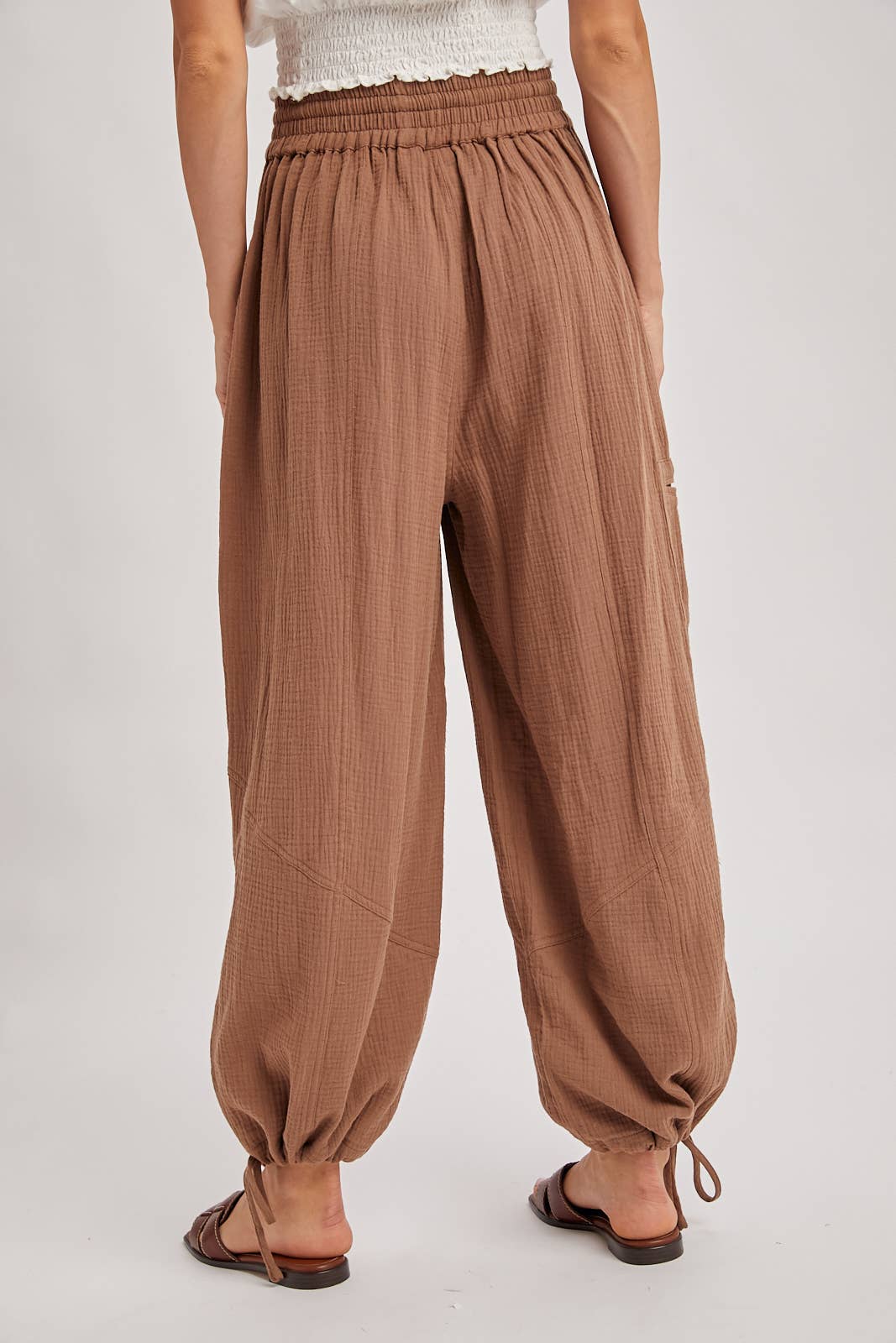 Harem Jogger Drawstring Pants