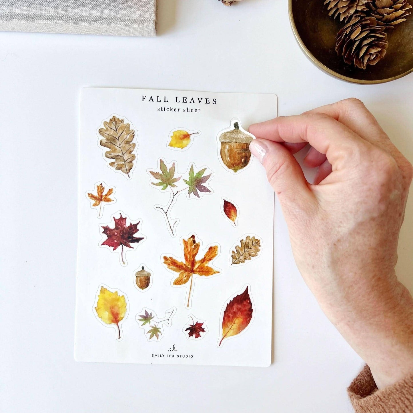 Autumn sticker sheets