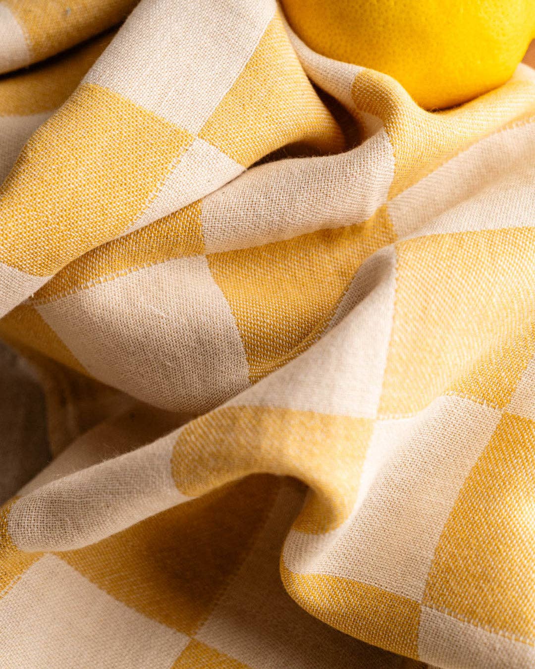 Lemon - Hand Stitched Turkish Cotton Kitchen Towel