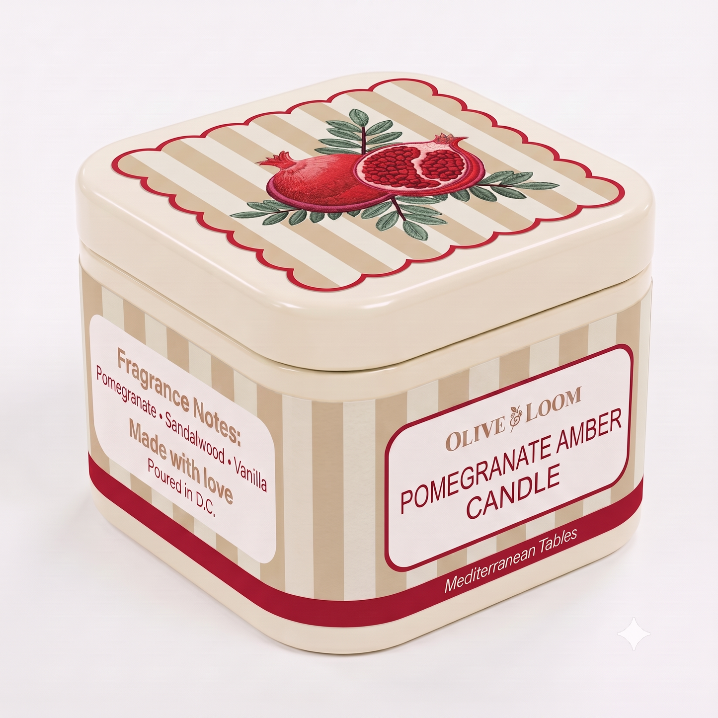 Pomegranate Amber Candle