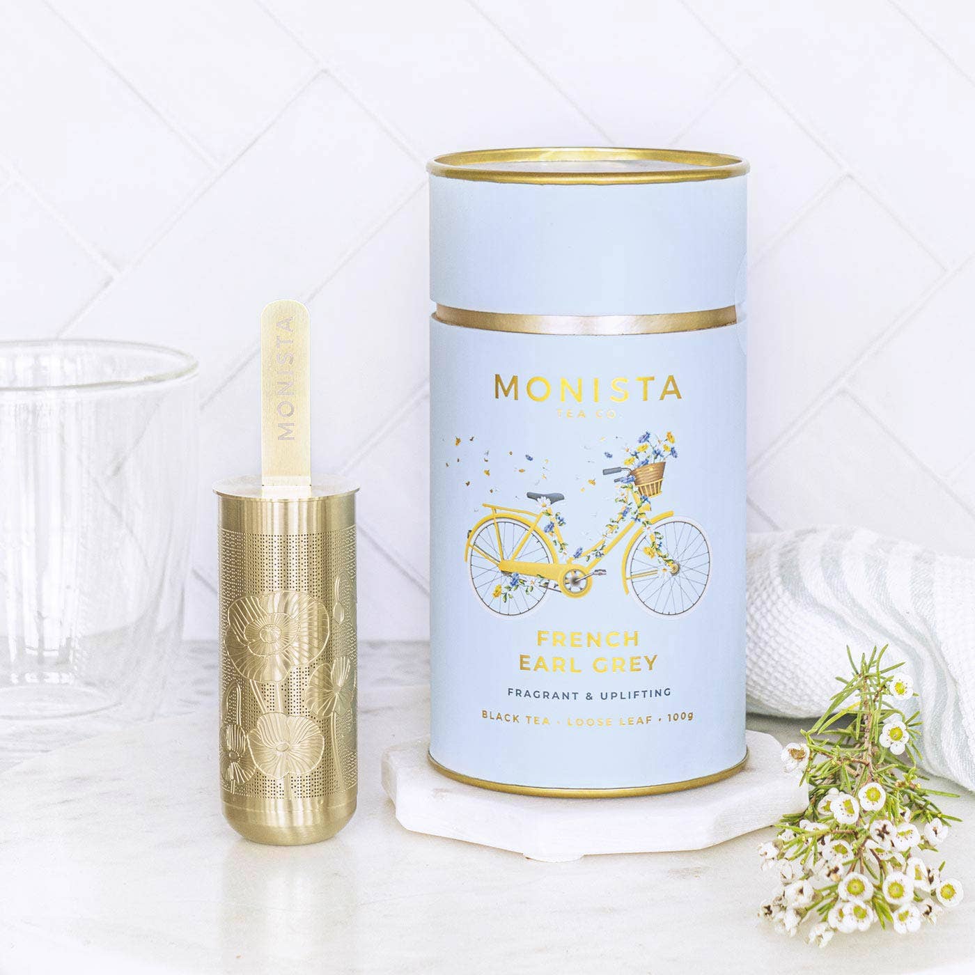 Tea Infuser Stick - Gold