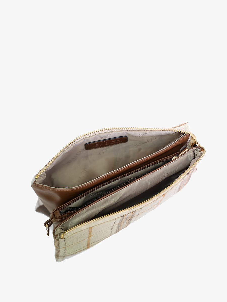 Riley Woven Arrowhead 3 Compartment Crossbody