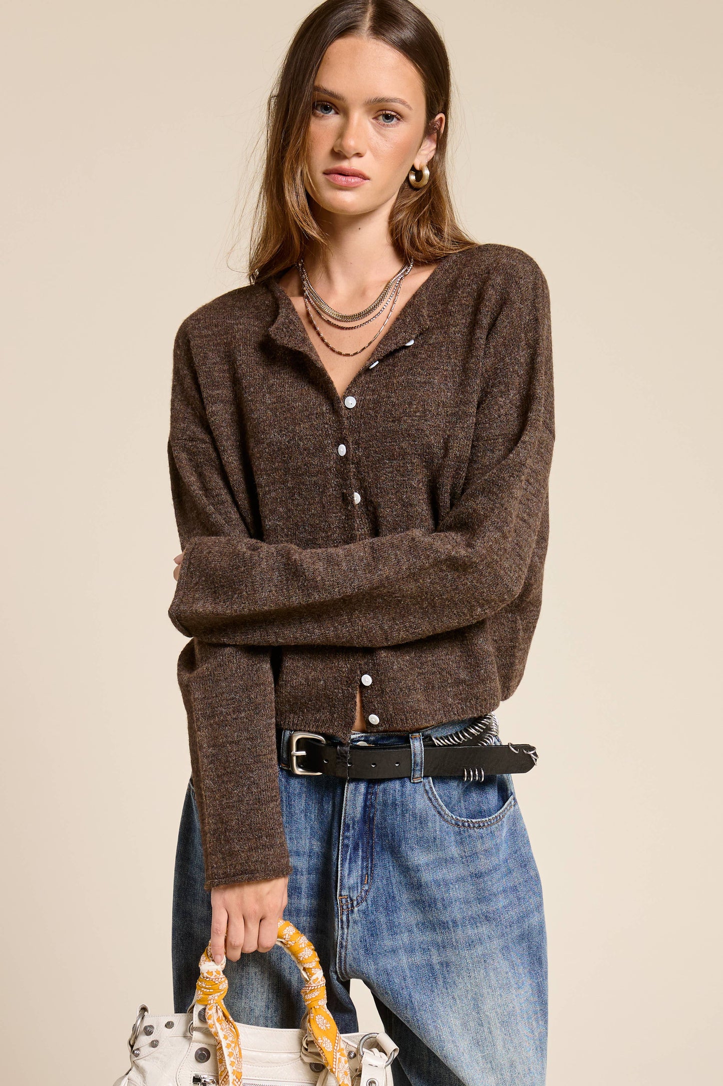 The Muse Button Down Cardigan -  Several color options
