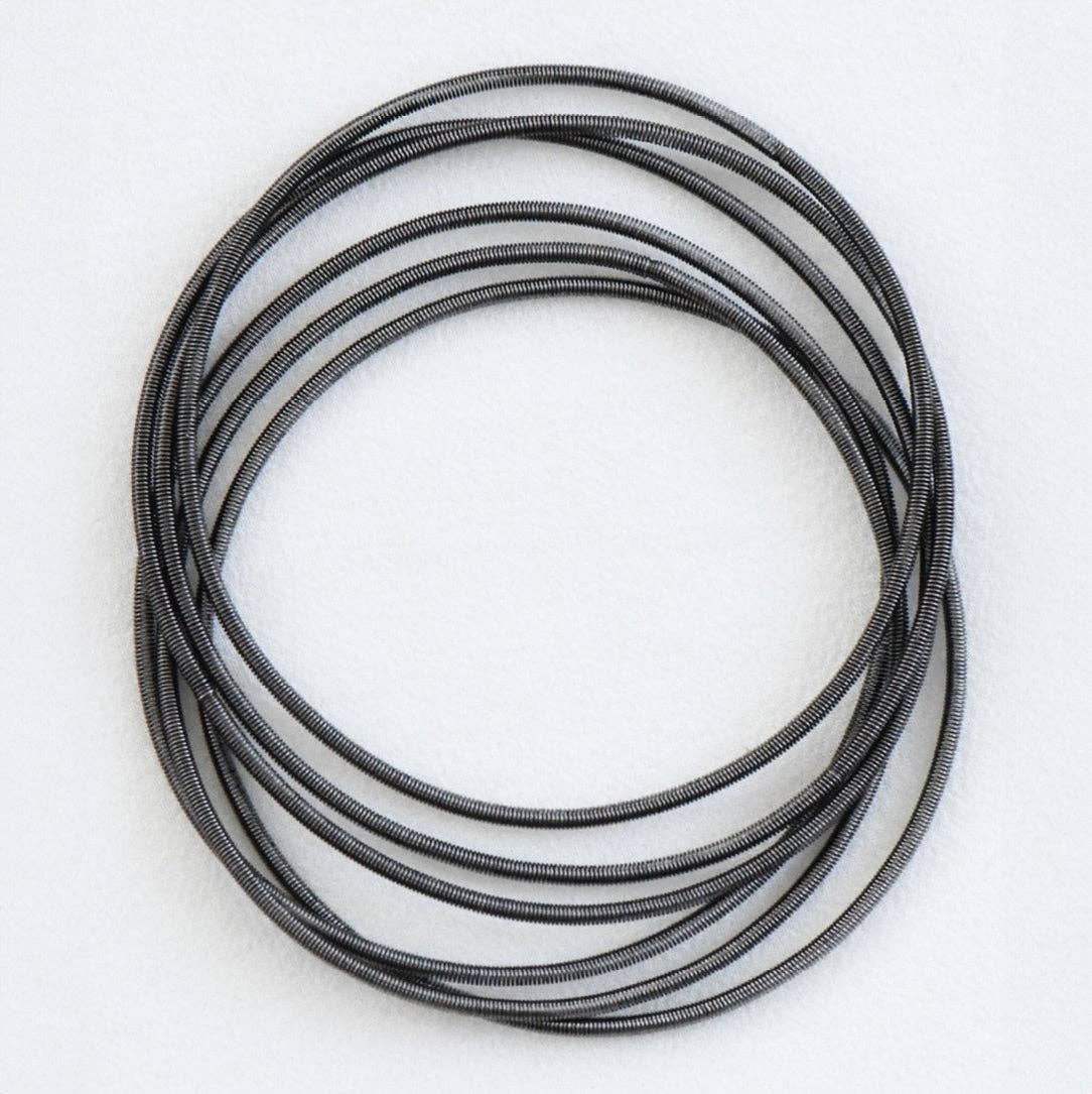 Stretchy Layered Guitar String Bracelet Set