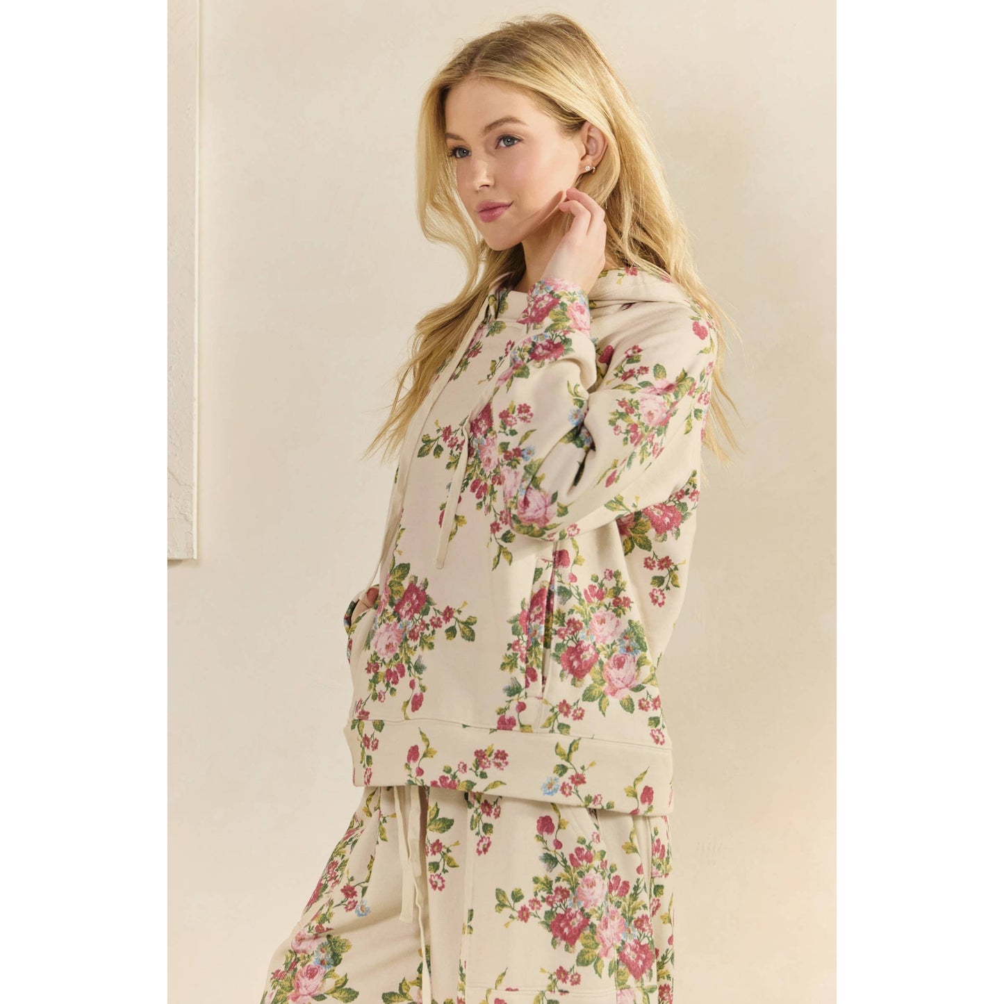 Vintage Rose Garden Antique Hoodie