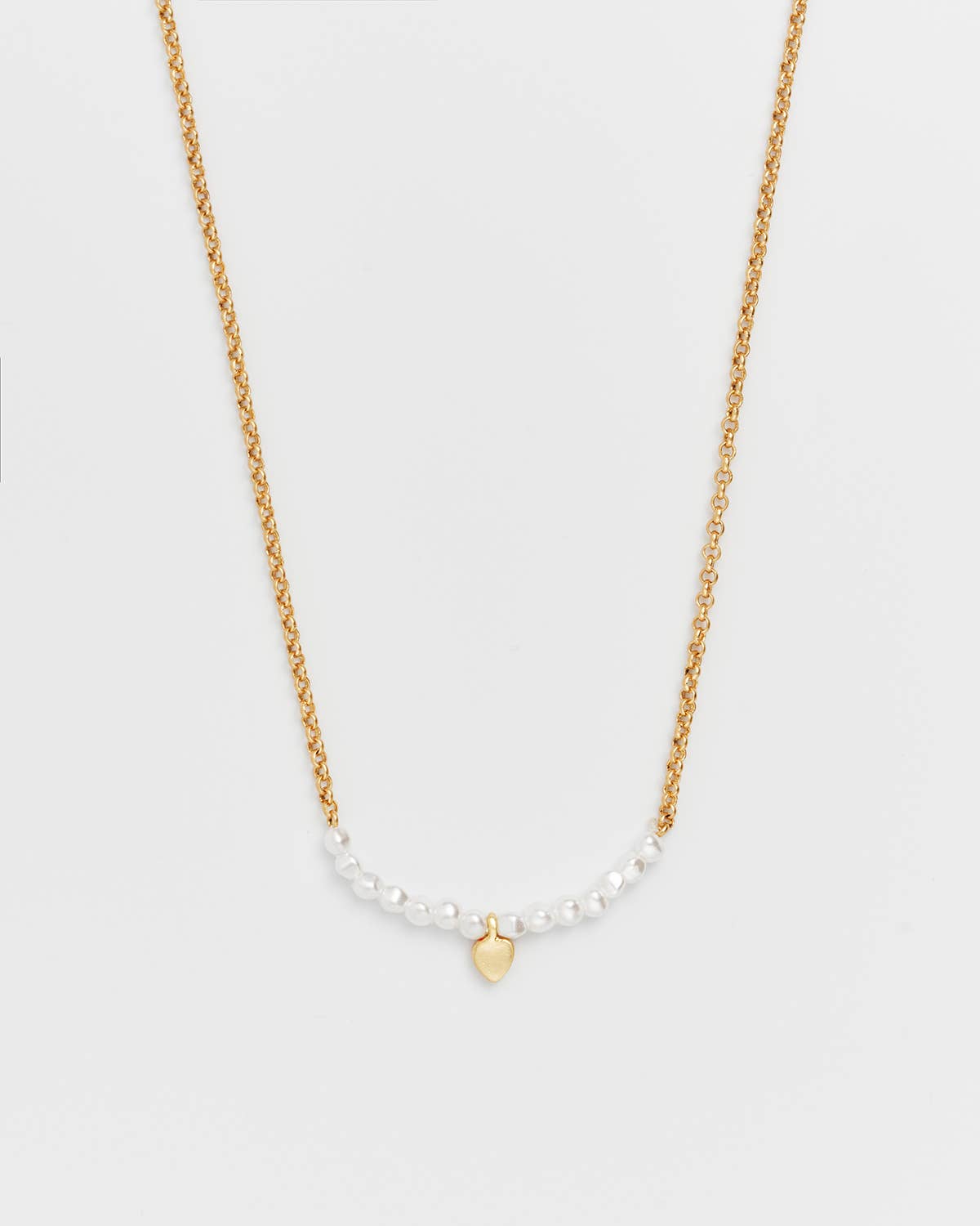 Heart Pearl Necklace