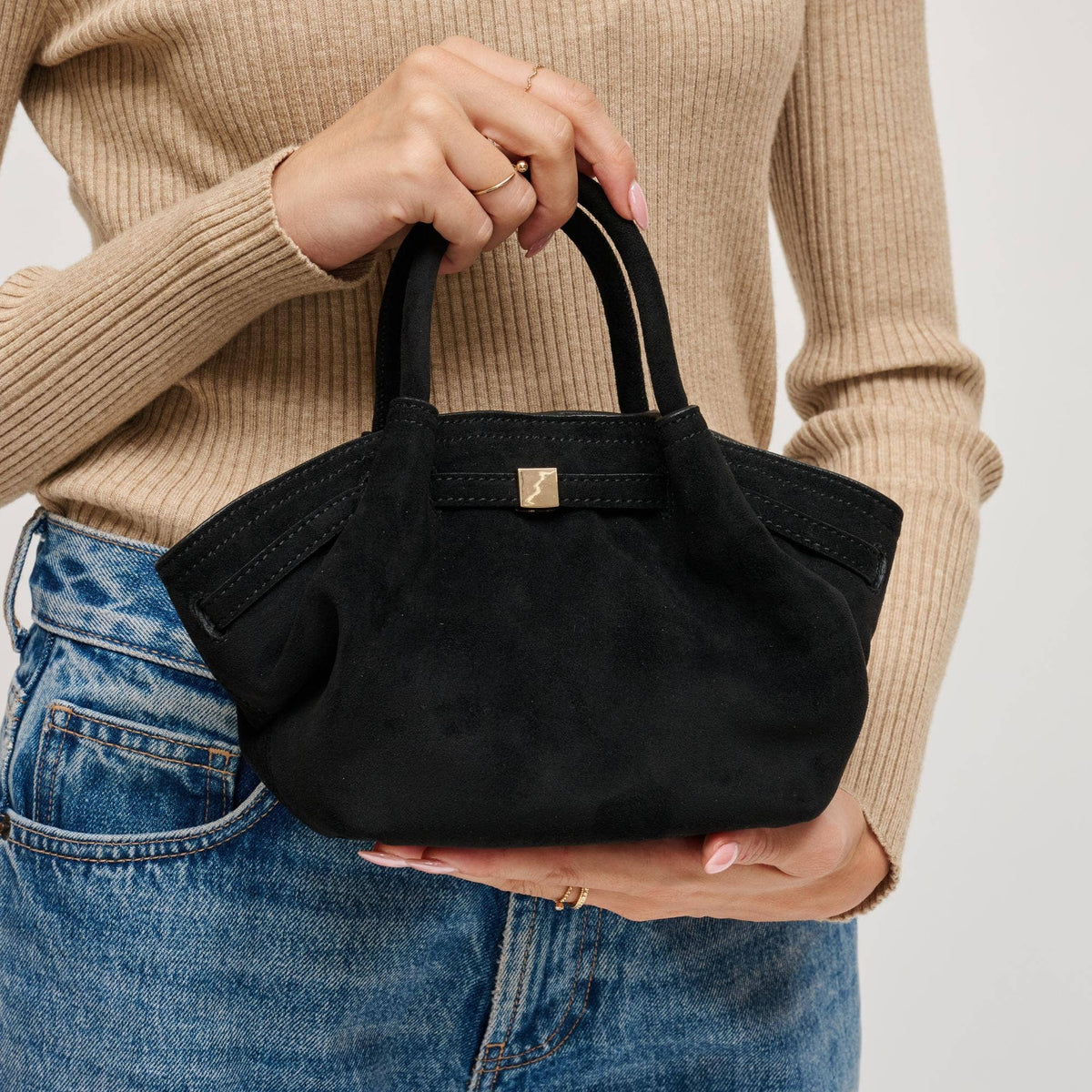 Selena - Faux Suede Crossbody