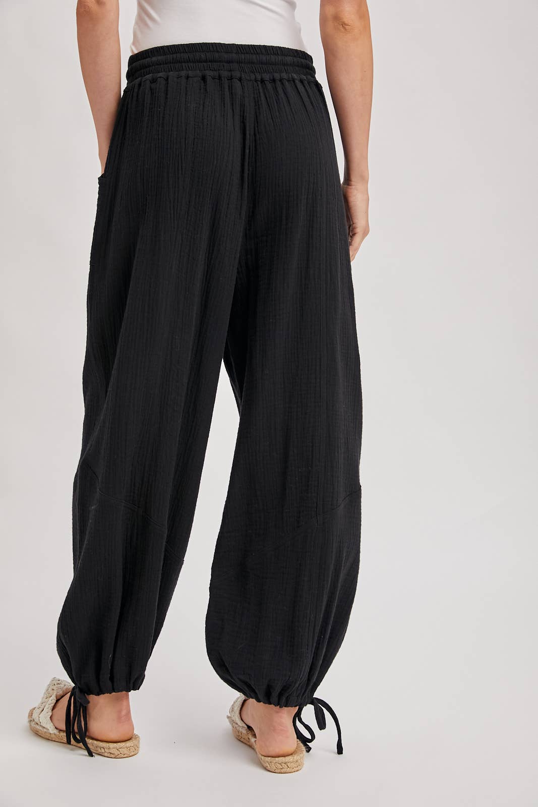 Harem Jogger Drawstring Pants