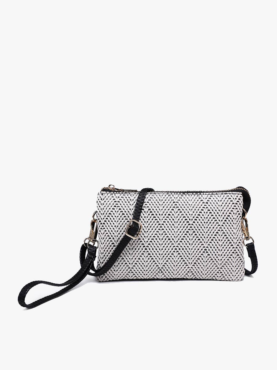 Riley Woven Arrowhead 3 Compartment Crossbody