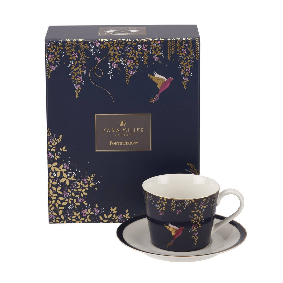 Chelsea Collection Tea Cup & Saucer - Navy