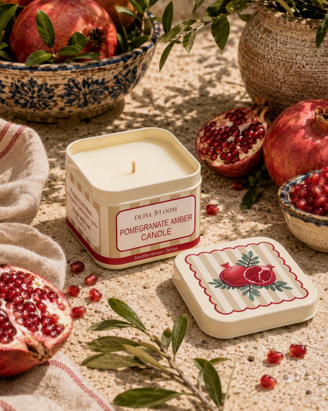 Pomegranate Amber Candle