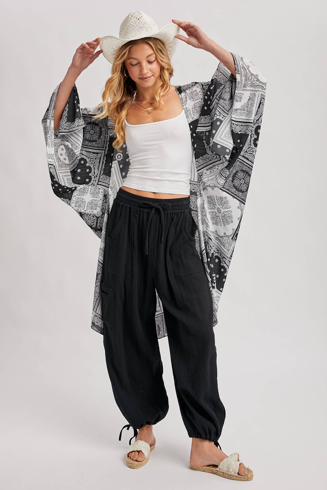 Harem Jogger Drawstring Pants